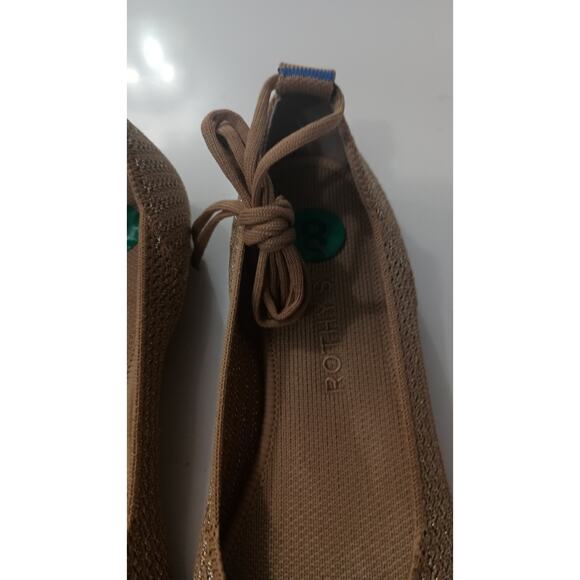 NWT! Rothy's square toe wrap in Gold. Woman's size 8. chic, elegant, bohemian - Picture 7 of 11